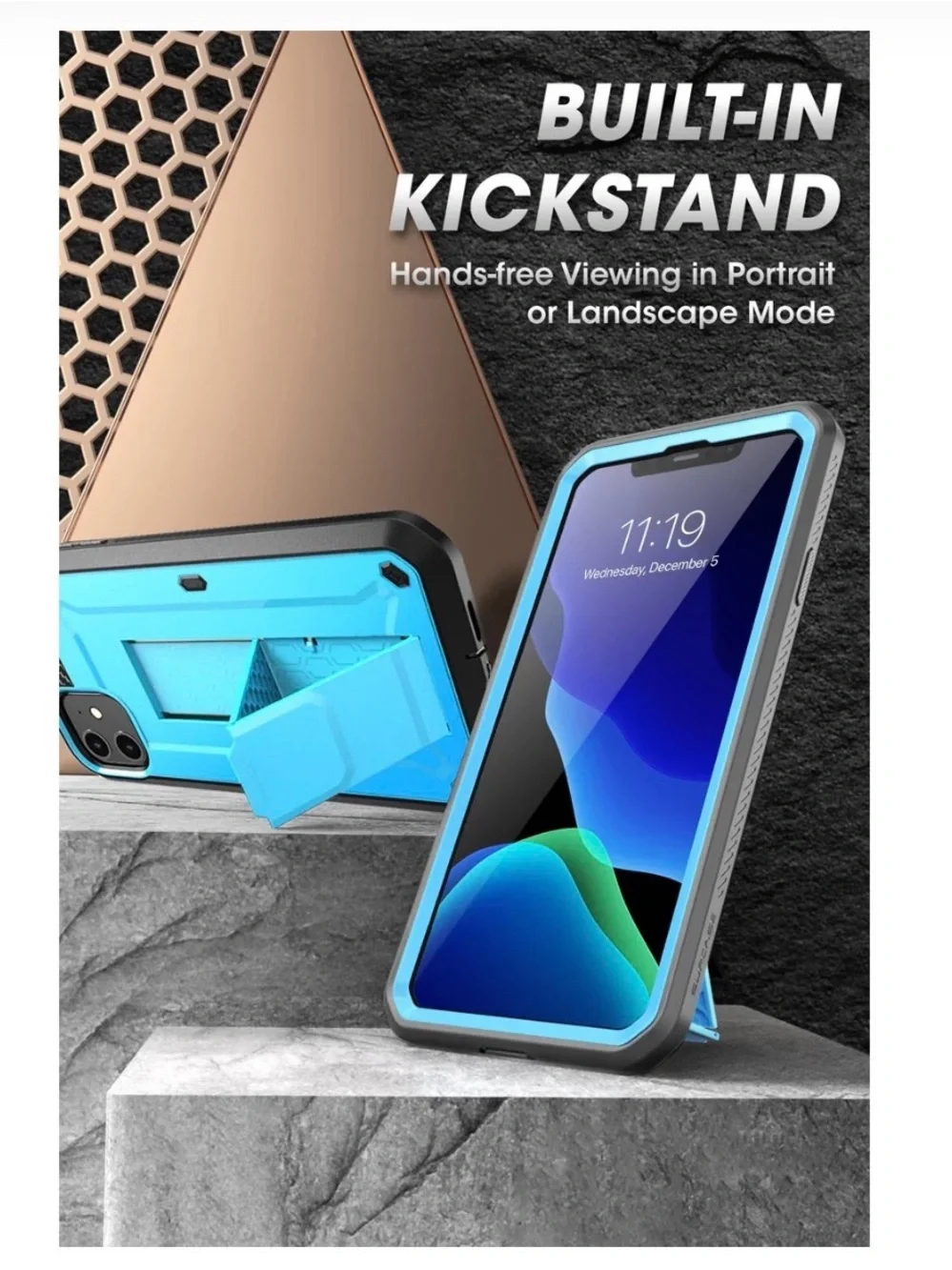 iPhone 11 6.1 inch Unicorn Beetle Pro Rugged Case-Blue